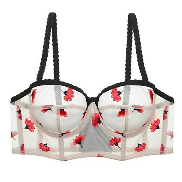 Lou-Paris Rouge Bra - Picture 1 of 5